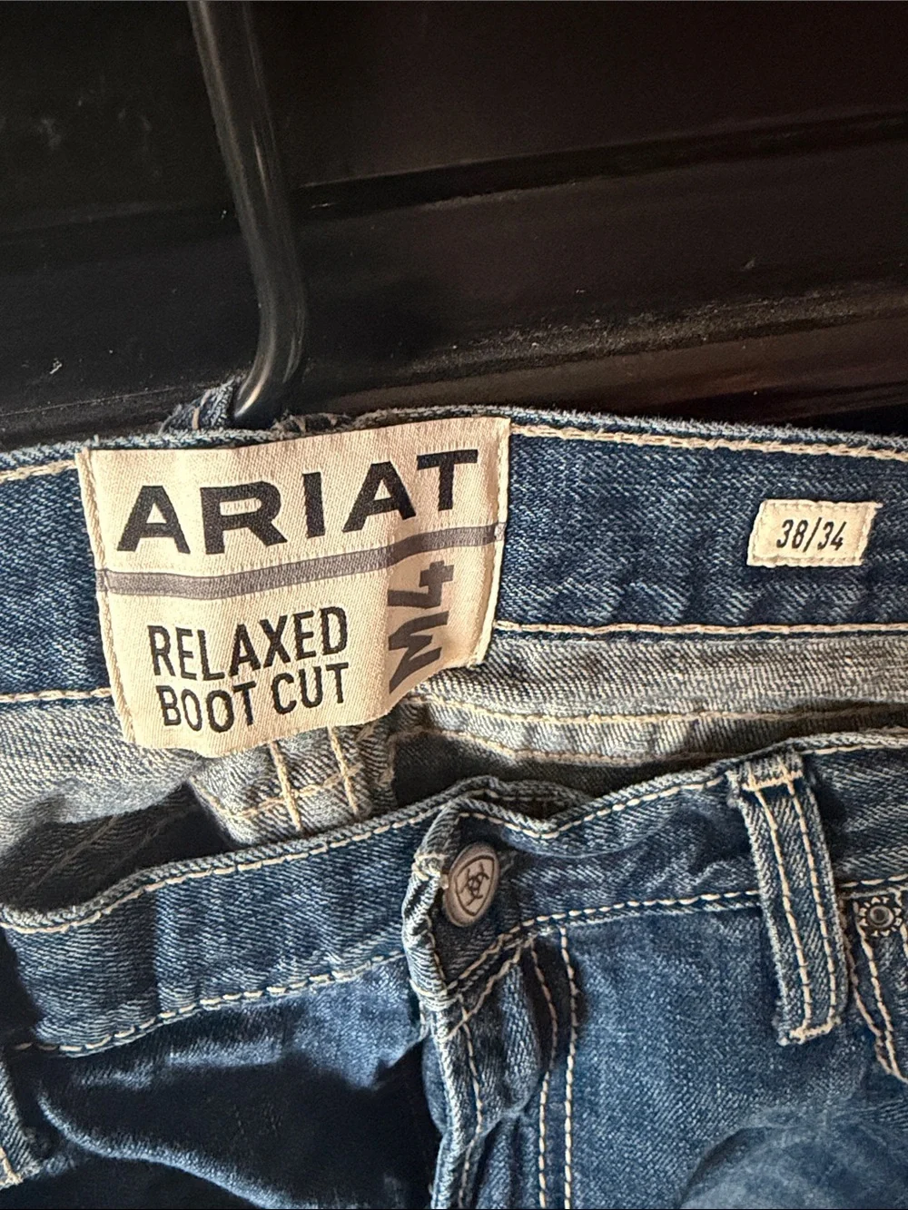 Ariat Men's Medium Blue Relaxed Bootcut Jeans